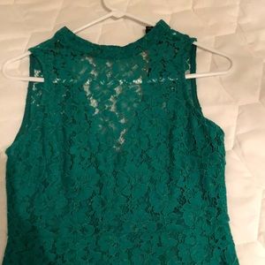 Brand new emerald lace dress